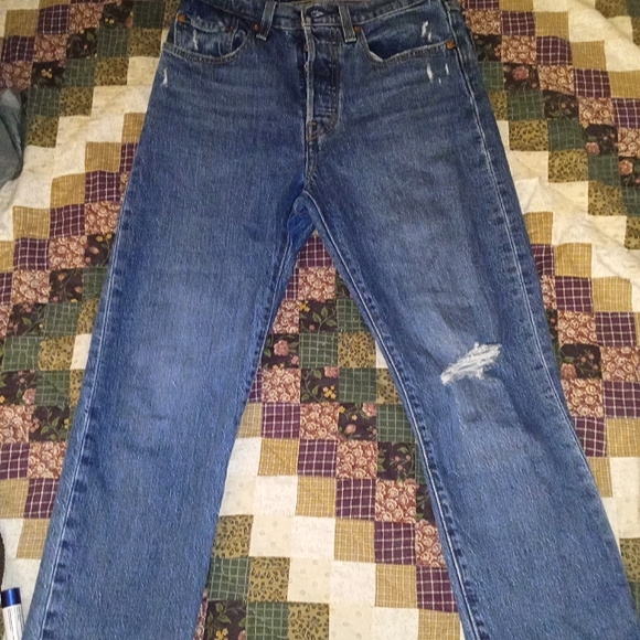 Levi's Premium Baggy 90s Style Straight Leg Jeans Size 2 - Picture 1 of 3